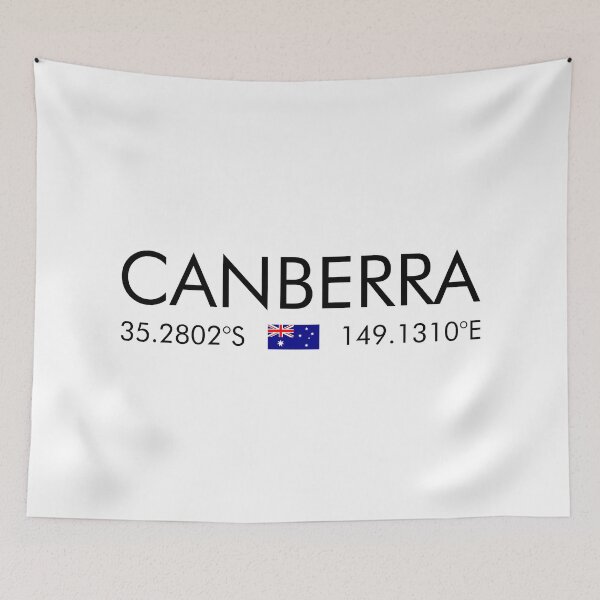 Item preview, Australia - Canberra City Coordinates designed and sold by n0madd.
