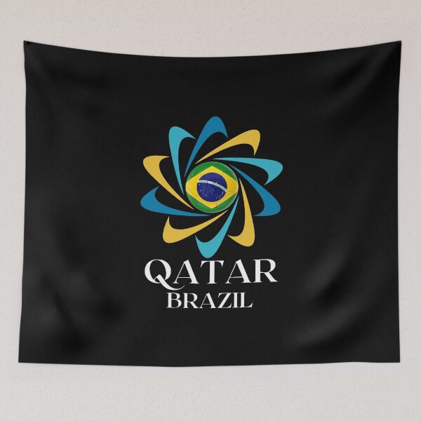 Item preview, Qatar Football soccer team Brazil designed and sold by DesignsbyMona.