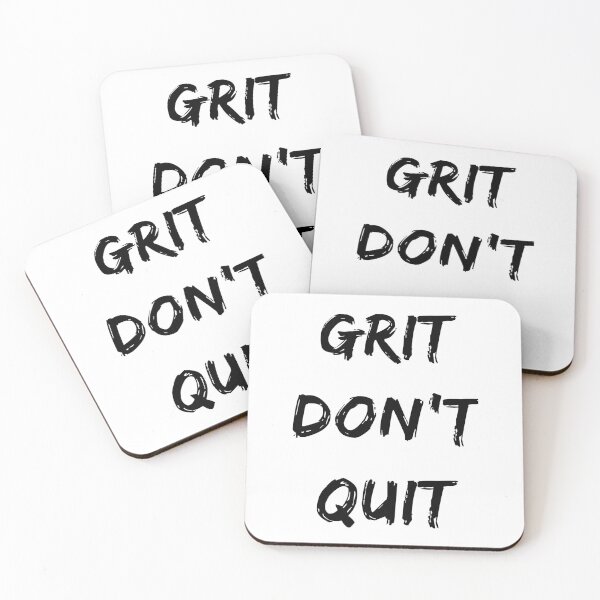 Item preview, Copy of GRIT DON'T QUIT Design designed and sold by Craftynistia.