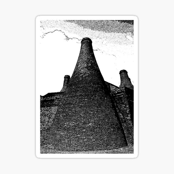 "Gladstone Pottery Bottle Kiln" Sticker for Sale by MrandMrsDayv