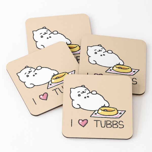 Item preview, Neko Atsume - I Heart Tubbs designed and sold by KatyM.