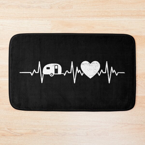 Item preview, Camping Heartbeat Nature Outdoor Activity Campfire Camper designed and sold by haselshirt.