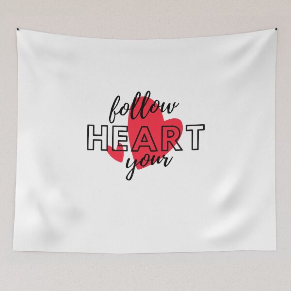 Item preview, Follow Your Heart | Positive & Inspiring Life  designed and sold by RonVivero.