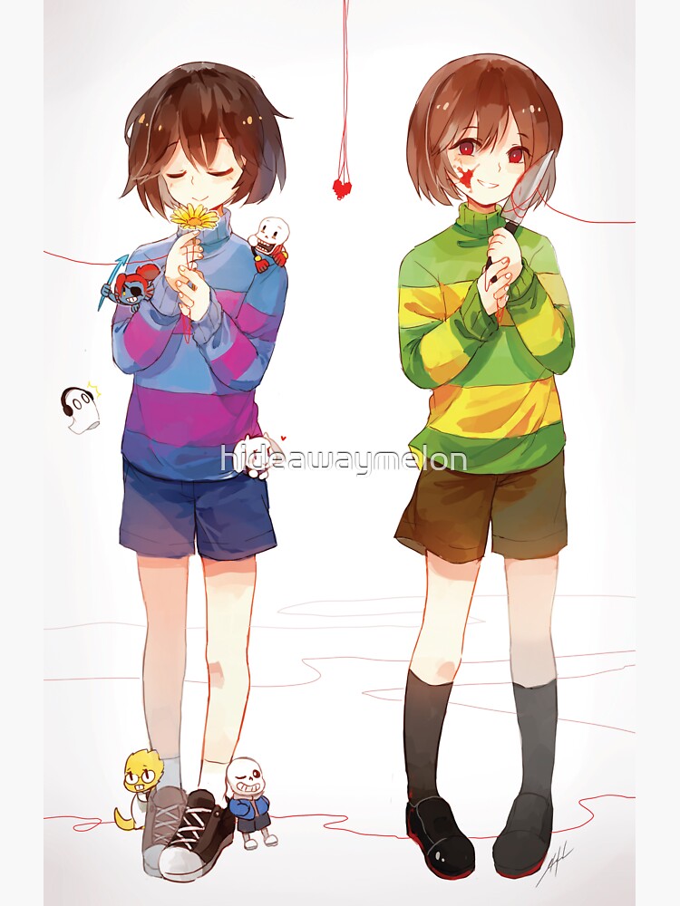 Frisk and Chara (Undertale)