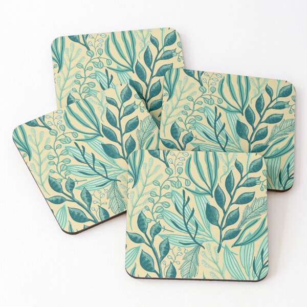 Item preview, Marine Underwater Leaves Pattern Design designed and sold by antevasinart.