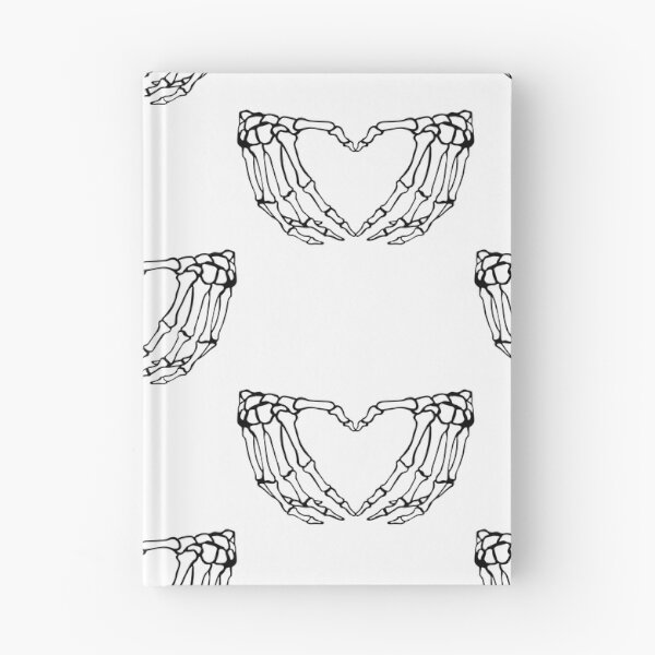 Item preview, Heart with skeleton hands.  xoxoxoxox designed and sold by hardscuffle.