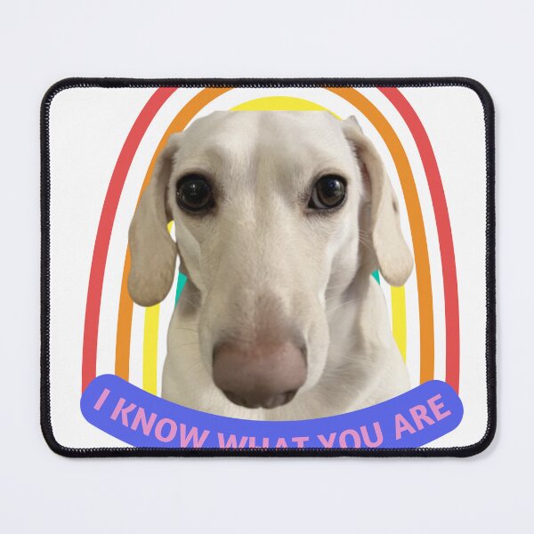 Item preview, I Know What You Are Whitney Chewston Dog designed and sold by eggsforeggs.