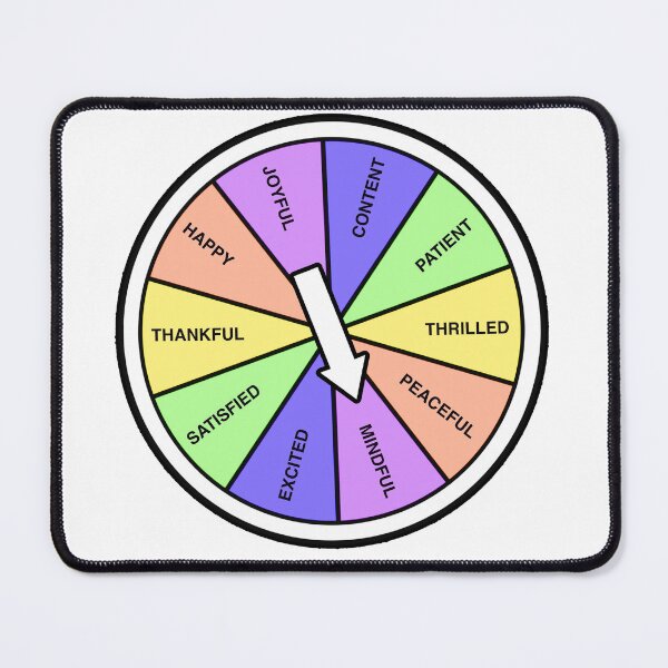 Item preview, Mindfulness Wheel designed and sold by nerdpins.