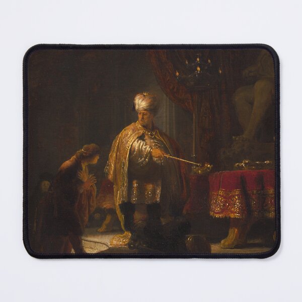 Item preview, Daniel and Cyrus Before the Idol Bel | Rembrandt | 1633 Renaissance Biblical Art designed and sold by CJET.
