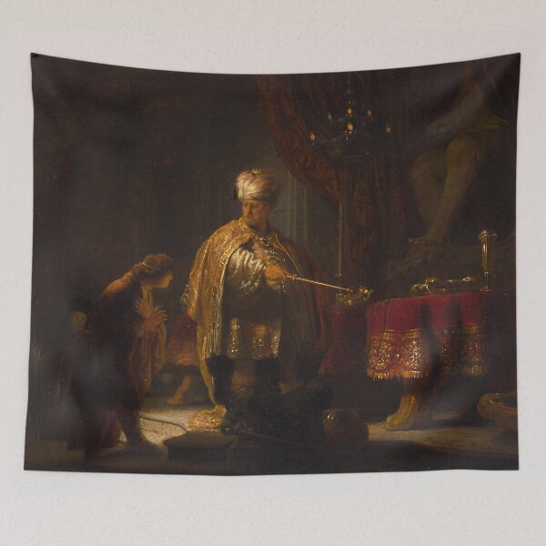 Item preview, Daniel and Cyrus Before the Idol Bel | Rembrandt | 1633 Renaissance Biblical Art designed and sold by CJET.