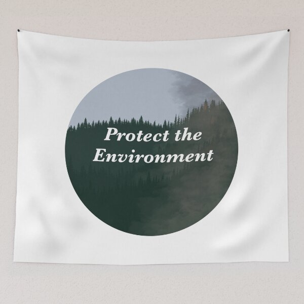 Item preview, Protect the Environment designed and sold by BookwormSticker.