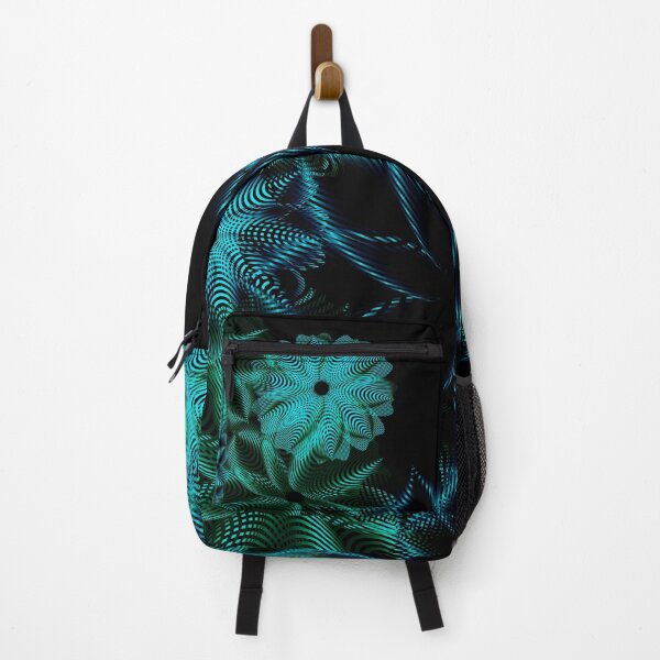 Item preview, Green, Teal and Black Abstract Flowers designed and sold by DonnaSiggy.