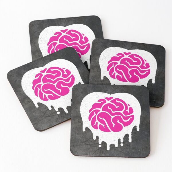 Item preview, white (heart) brainz designed and sold by travbos.