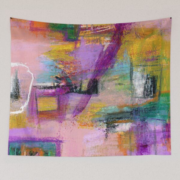 Item preview, Abstract Expressionist Painting, Clash of Wills 1 designed and sold by Itaya Art.