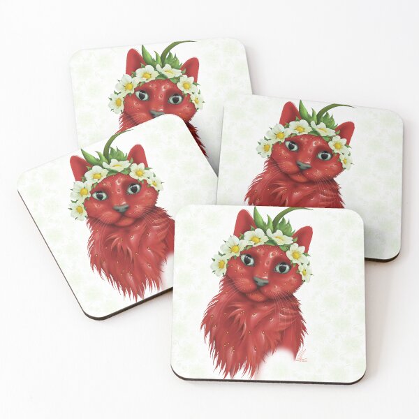 Item preview, Strawberry Kitty designed and sold by ArtFracture.