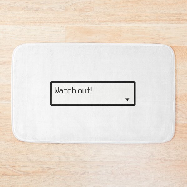 Item preview, "Watch out!" Pixel Speech Box designed and sold by Little Lamb's Lore.