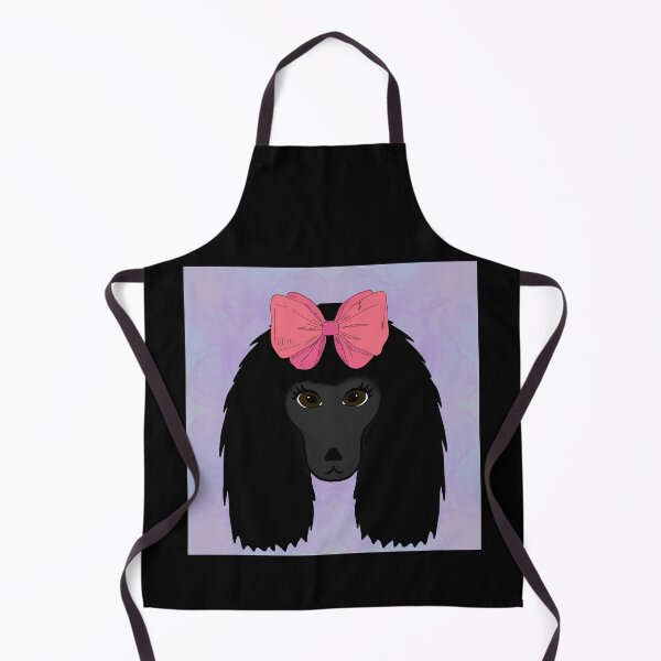 Item preview, Lilith the Black Poodle with a Bow designed and sold by Mimi Foley.