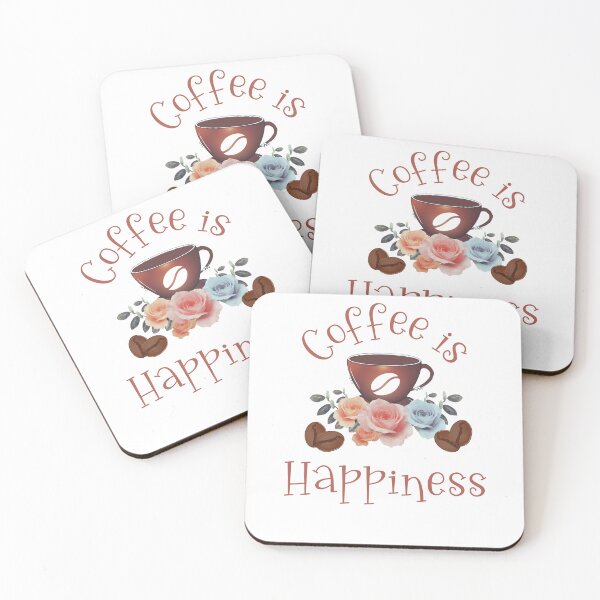 Item preview, Coffee is Happiness designed and sold by HappyLifeCreate.