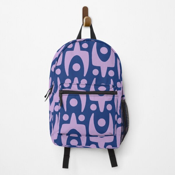 Item preview, Mid Century Modern Abstract Pattern 830 Blue and Lavender designed and sold by tonymagnerart.