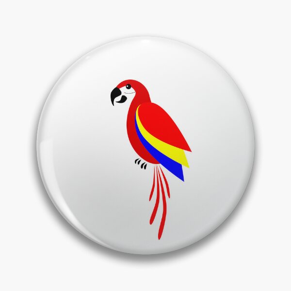 Item preview, Scarlet macaw designed and sold by mixMixtli.