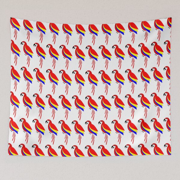 Item preview, Scarlet macaw designed and sold by mixMixtli.