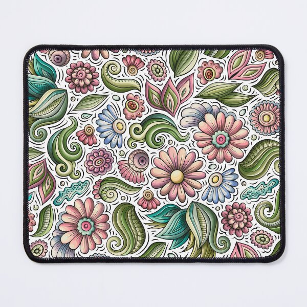 Item preview, Cartoon Floral Doodle Pattern designed and sold by antevasinart.
