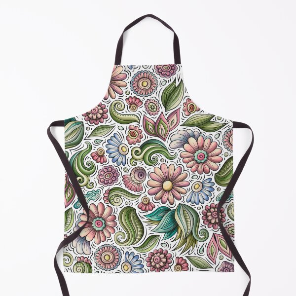 Item preview, Cartoon Floral Doodle Pattern designed and sold by antevasinart.