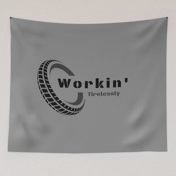Item preview, Workin Tirelessly - Hardwork Quote designed and sold by theakrobats.
