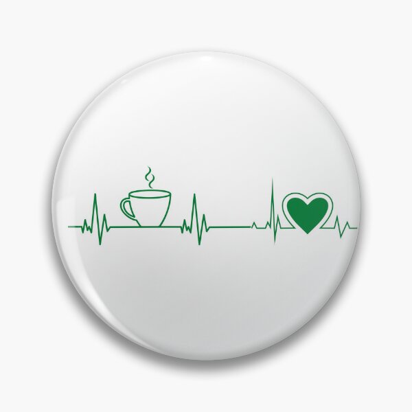 Item preview, Coffee Cup & Heartbeat designed and sold by HappyLife4U.