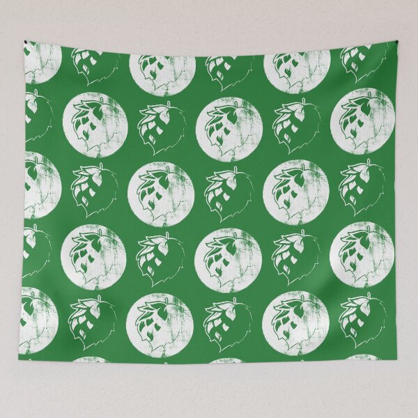 Item preview, Hop Flower - 1 color white designed and sold by travbos.