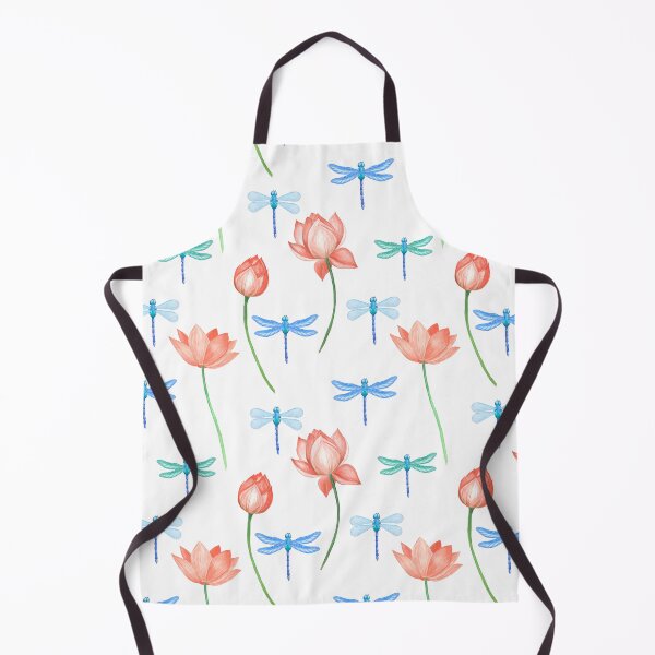 Item preview, Lotuses and dragonflies. Summer. Flowers. designed and sold by AnaGuziiArt.