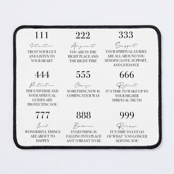 Item preview, ANGEL NUMBERS designed and sold by KAT TEGS DESIGNS.
