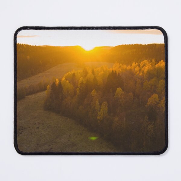 Item preview, Sunset Over A Forested Landscape designed and sold by Taceo10.