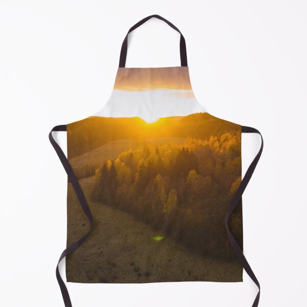 Item preview, Sunset Over A Forested Landscape designed and sold by Taceo10.