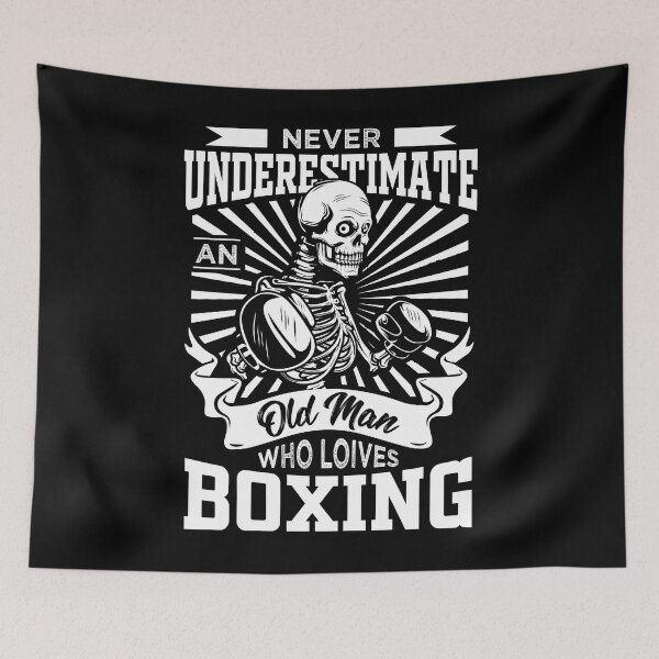 Item preview,  Never Underestimate an Old Man Who Loves Boxing Mens - Funny Boxing Father day Gift designed and sold by JUSTBEELEGANT.