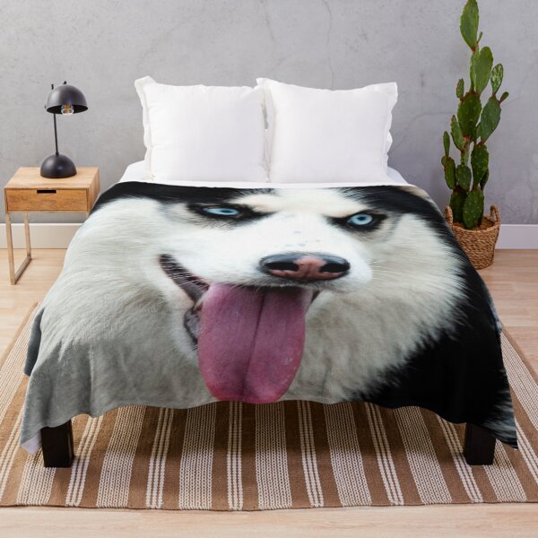 Item preview, ANIMALS #23 - Perky Siberian Husky with Tongue Hanging Out designed and sold by DEL-Productions.