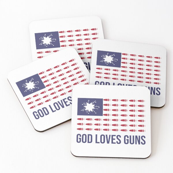 Item preview, God Loves Guns designed and sold by PlacidHinds.