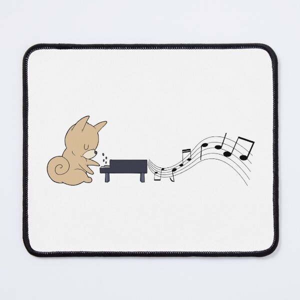Item preview, Cute Dog  Playing The Piano  designed and sold by BlakefourDesign.
