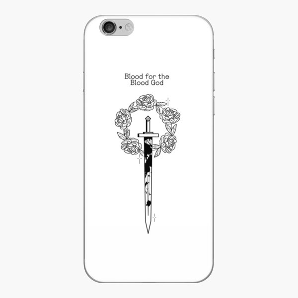 Technoblade Never Dies Blood God Pattern Clear Phone Case for