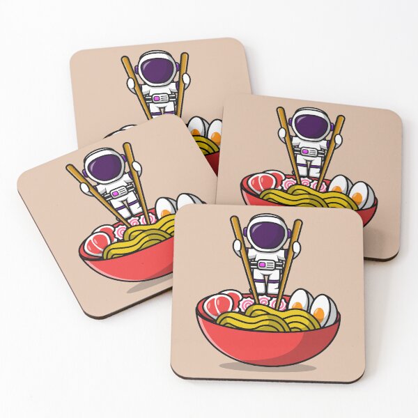 Item preview,  astronaut eating ramen designed and sold by FMA30.
