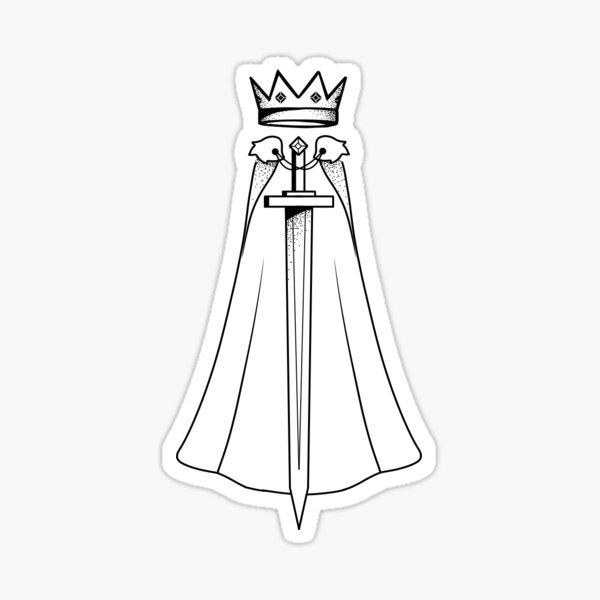 Technoblades crown  Sticker for Sale by Fallenart