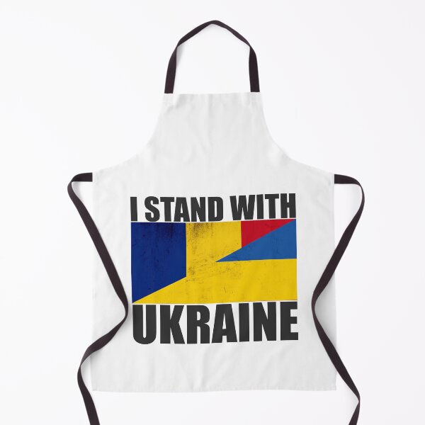 Item preview, Romania Stands With Ukraine - Vintage Flags and Black Text designed and sold by ForUkraine2022.