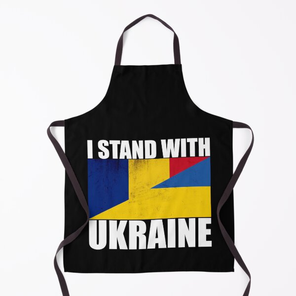 Item preview, Romanians Stand With Ukraine - Vintage Flags and White Text designed and sold by ForUkraine2022.