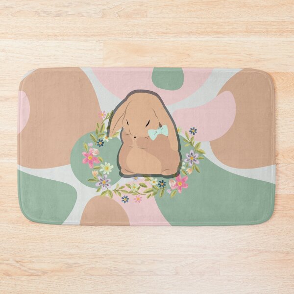 Item preview, Adorable Cottagecore Bunny sitting in Flowers designed and sold by Jessi-Sketches.