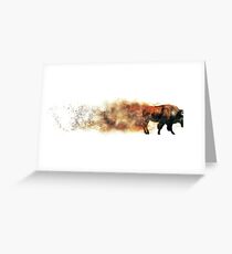 Buffalo Greeting Card