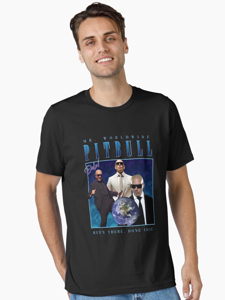 Thumbnail 1 of 7, Essential T-Shirt, pitbull homage shirt (parody) designed and sold by PigSucculent.