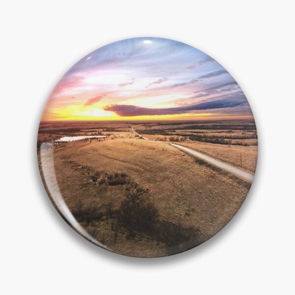 Item preview, Sunset Over A Prairie land Road designed and sold by Taceo10.