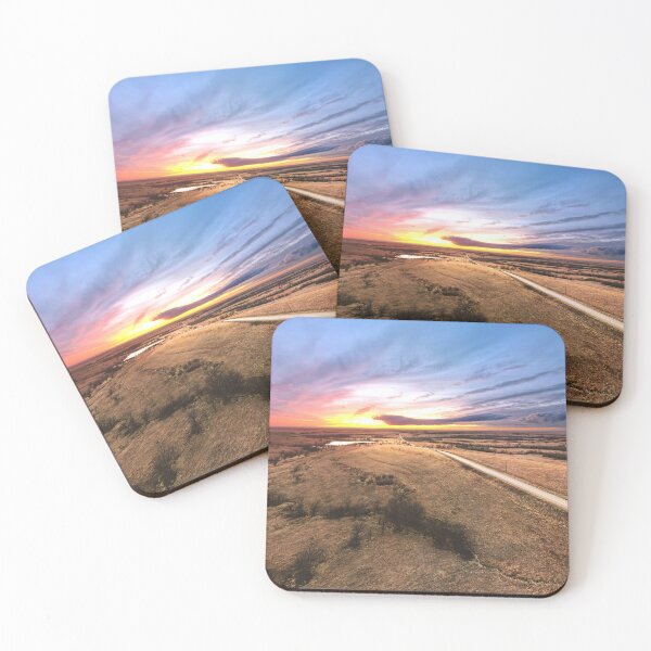 Item preview, Sunset Over A Prairie land Road designed and sold by Taceo10.