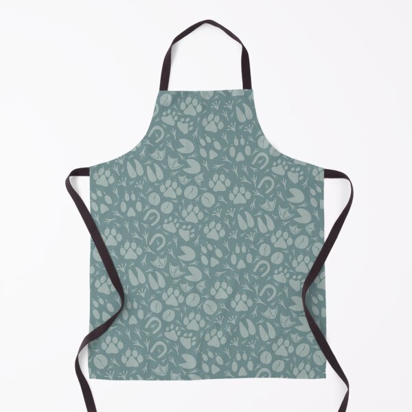 Item preview, Animal Footprints acquamarina -small designed and sold by MaddaMom.