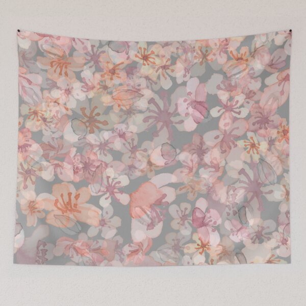 Item preview, Romantic Watercolor Floral Pattern designed and sold by antevasinart.